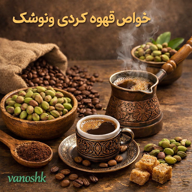 خواص قهوه کردی ونوشک - ونوشک