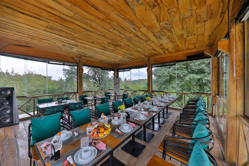 کافه نپار ونوشک در ساری ( نمای غربی)